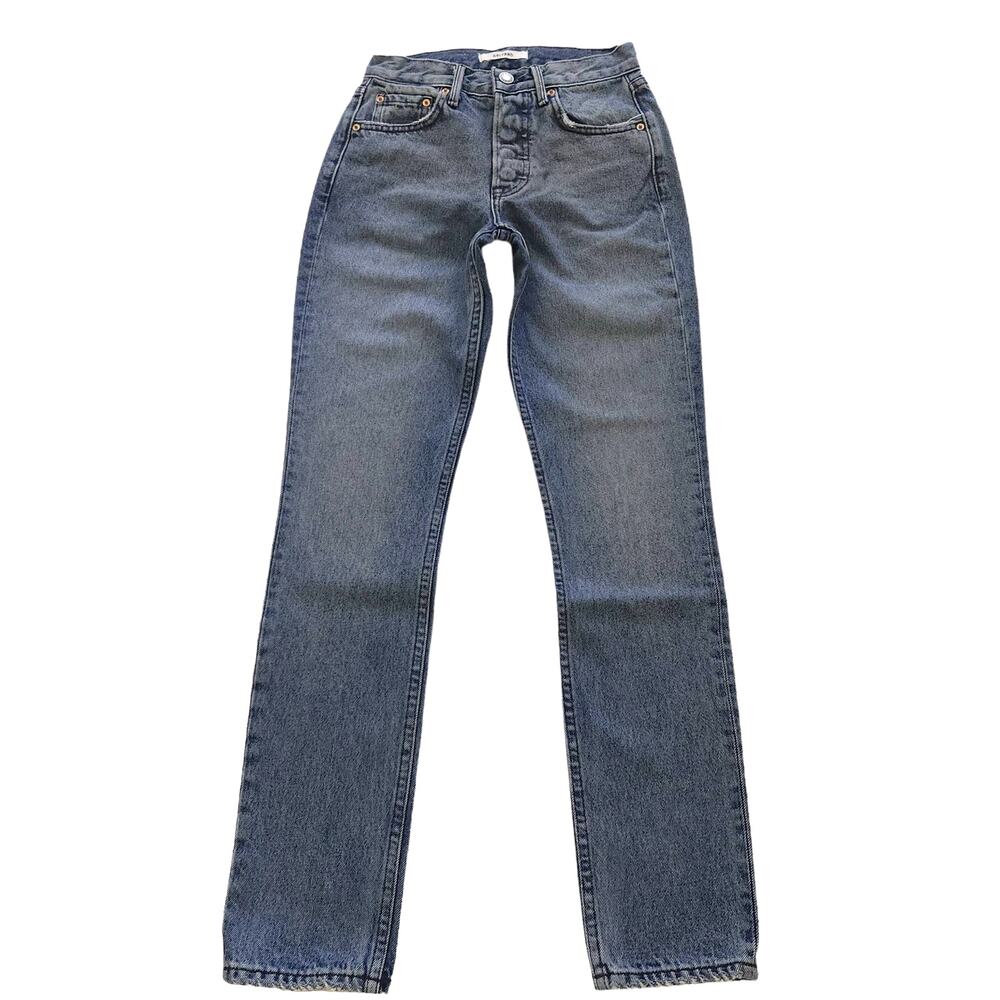 GRLFRND The Karolina distressed high rise skinny jeans in Care Package Sz 23 NEW